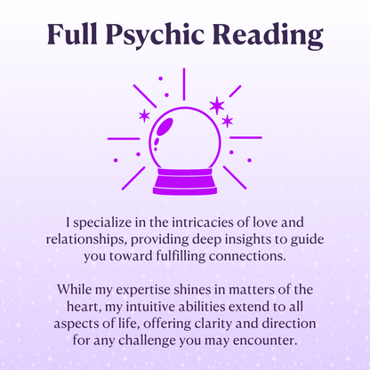 Full Psychic Reading By Marie |